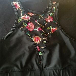 Embroidery Top/ Bra